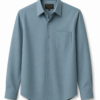 ONE VELUES Egg Blue Shirt — Subtle Color, Strong Impression