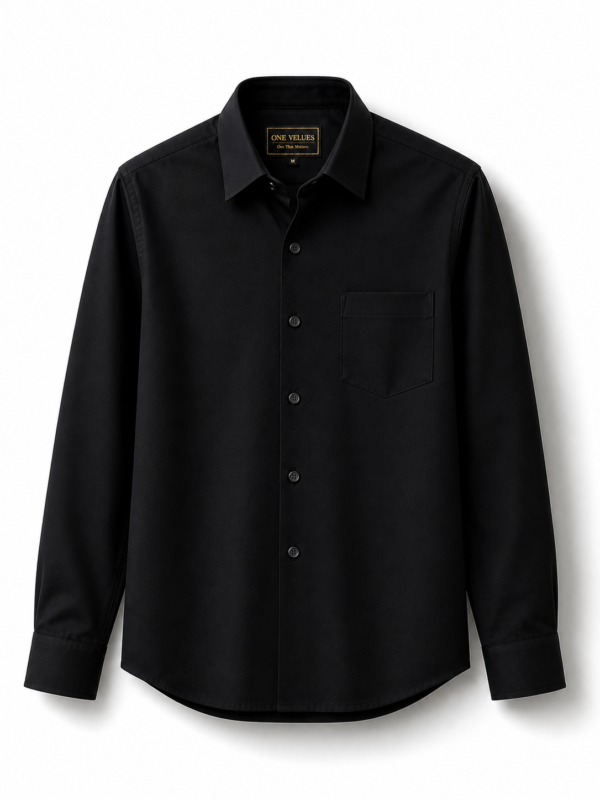 IMG_2361 ONE VELUES Black Shirt